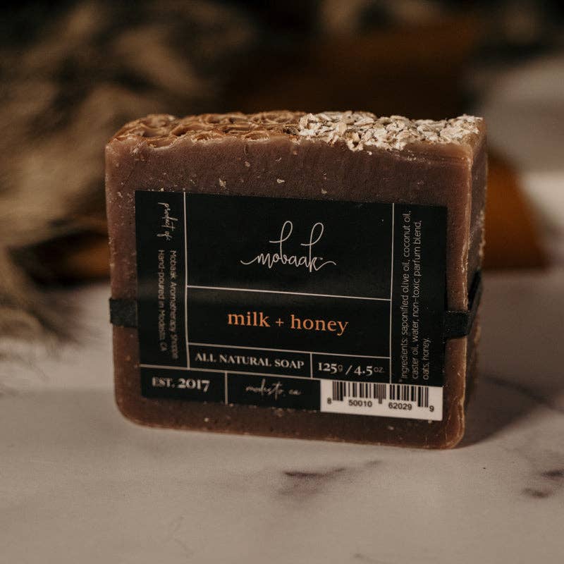 Mobaak Aroma Co. - Wholesale Bar Soap - Milk + Honey • All Natural Soap0