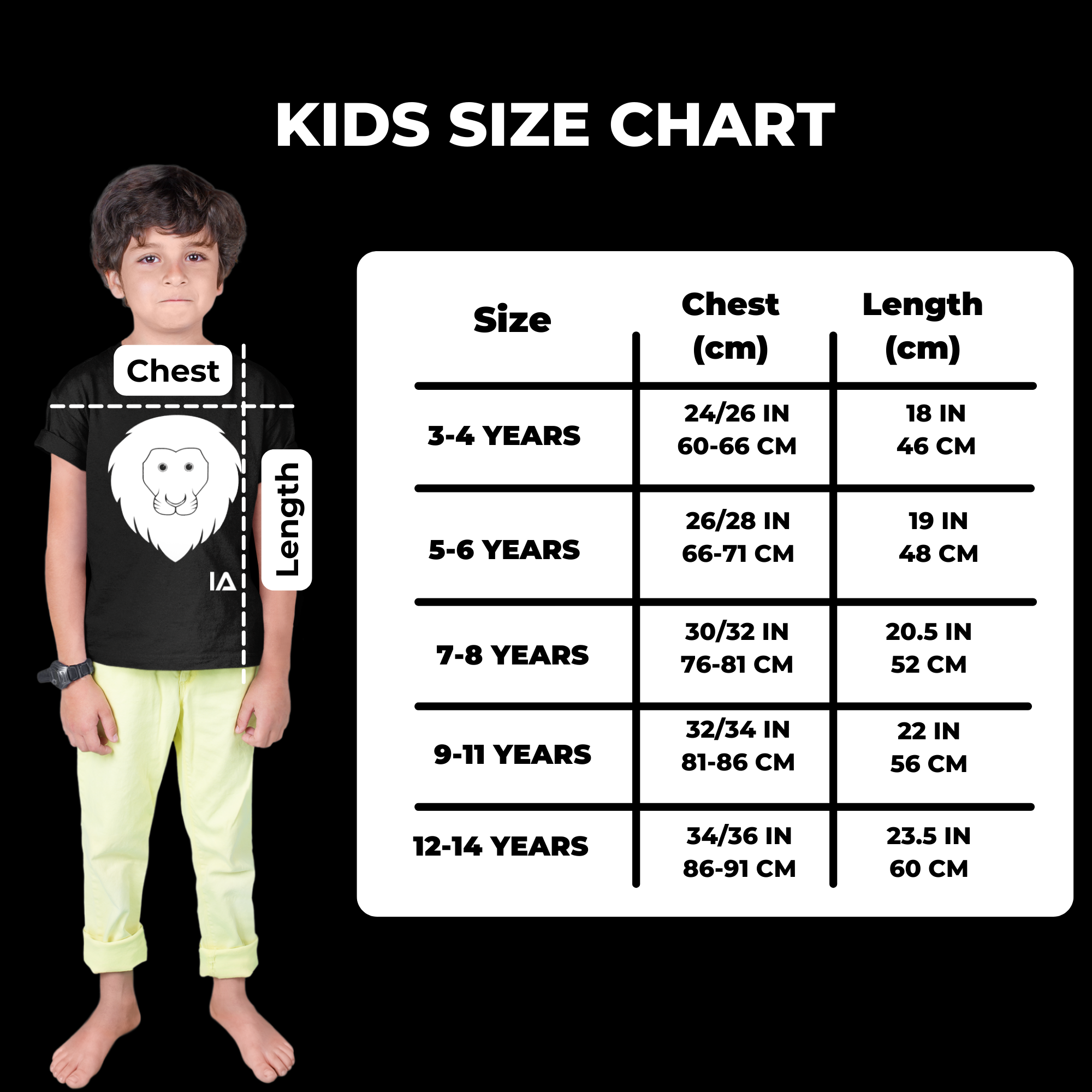 Illuminated Apparel - Vente T-shirt sérigraphié – enfant - T-shirt interactif lueur pour enfants - Lion6