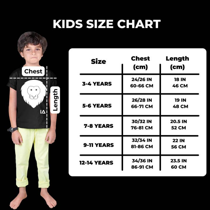 Illuminated Apparel - Vente T-shirt sérigraphié – enfant - T-shirt interactif lueur pour enfants - Lion6