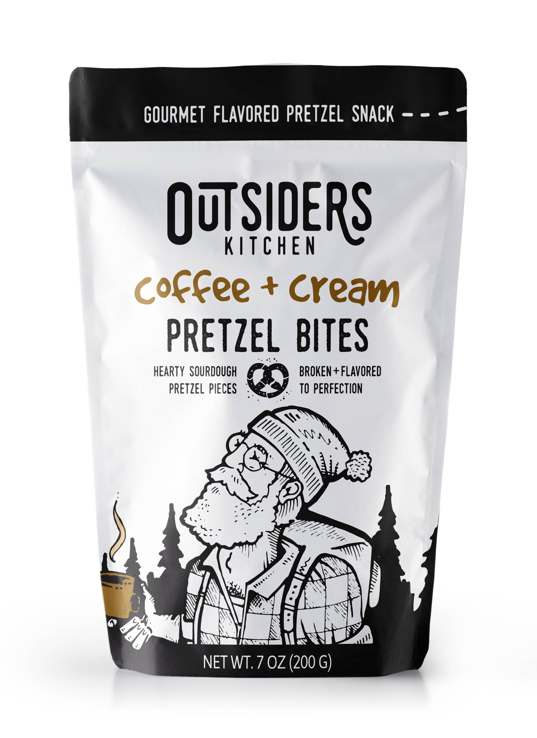 Outsiders Kitchen - Wholesale Pretzels - Coffee + Cream Pretzel Bites | Case of 24