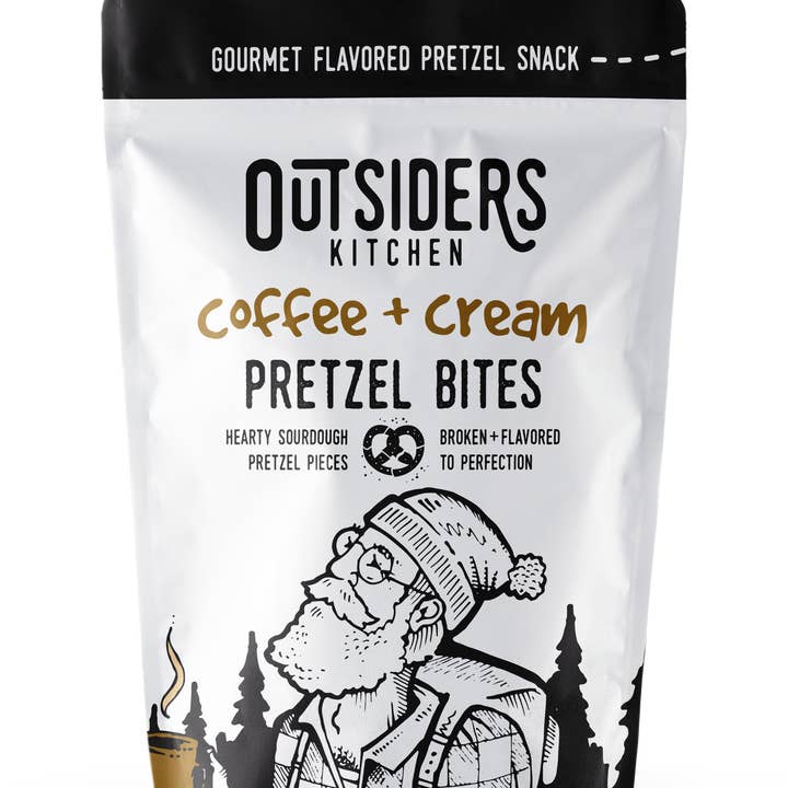 Outsiders Kitchen - Wholesale Pretzels - Coffee + Cream Pretzel Bites | Case of 240