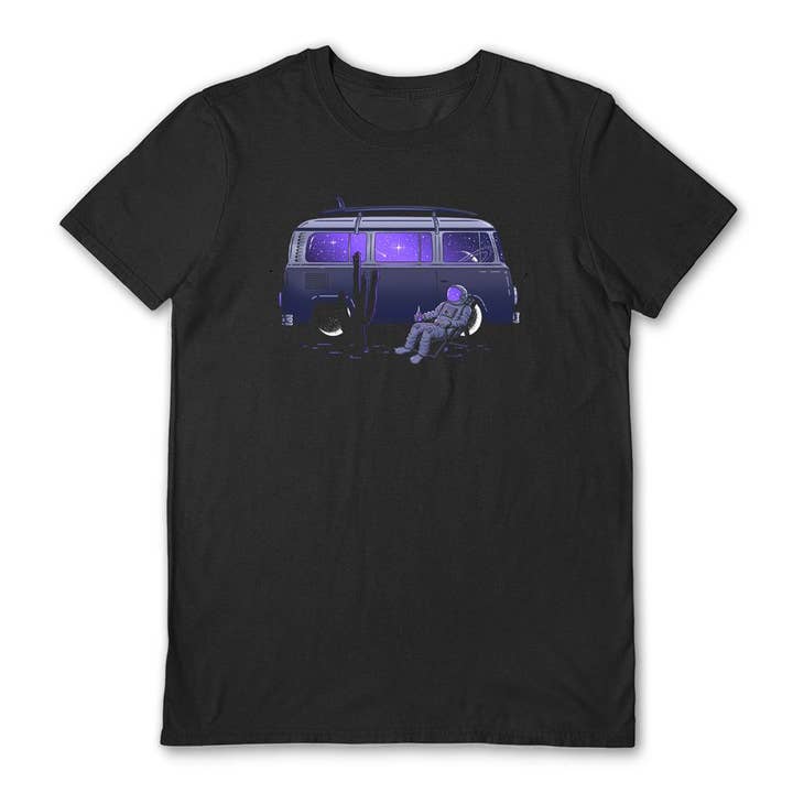 Camiseta Gamma Ray (Star Trippin) Preto por atacado de Pyramid International