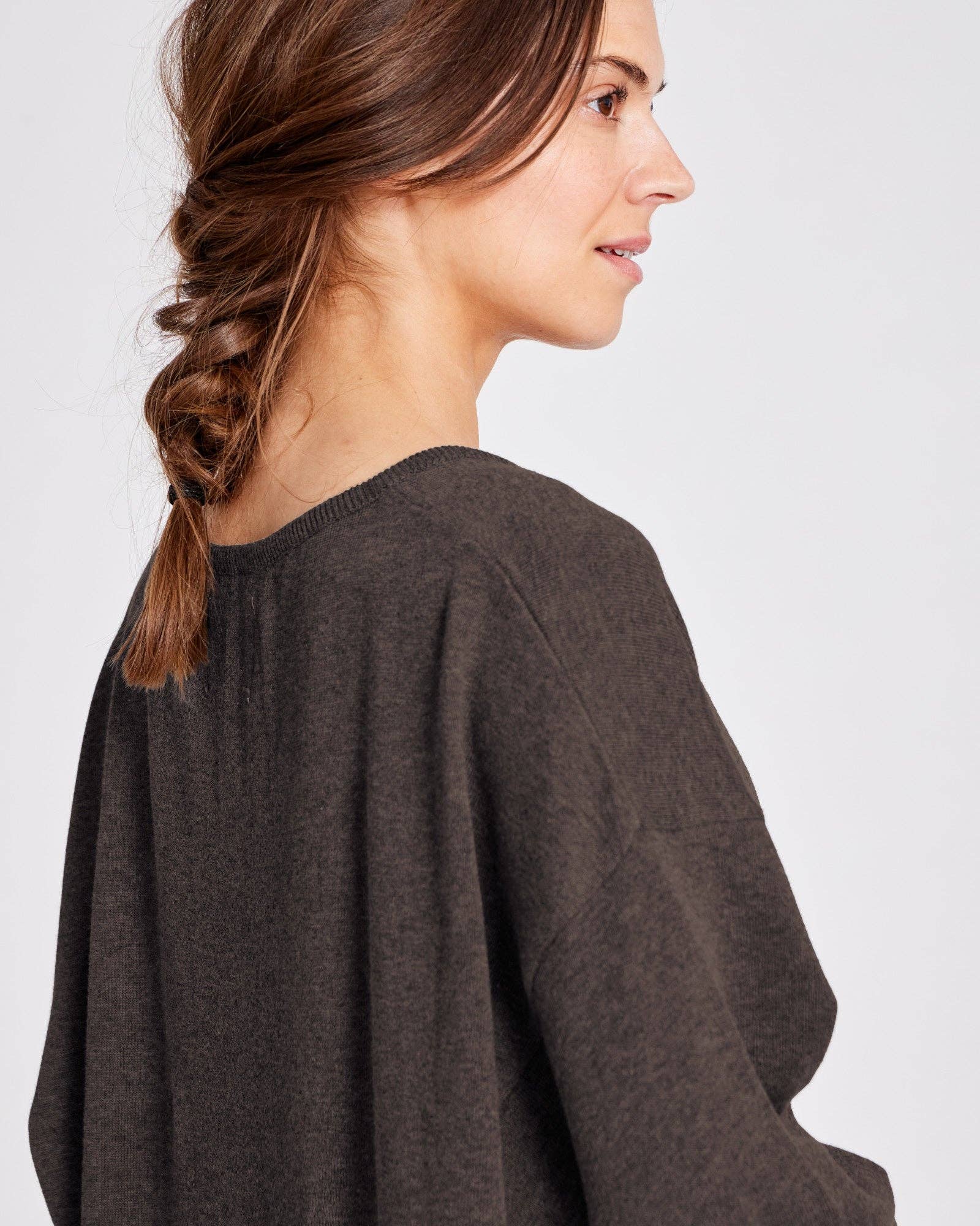 gai-lisva - Wholesale Dress - Women's - Sisse Cotton Knit Dress GOTS - Mulch2