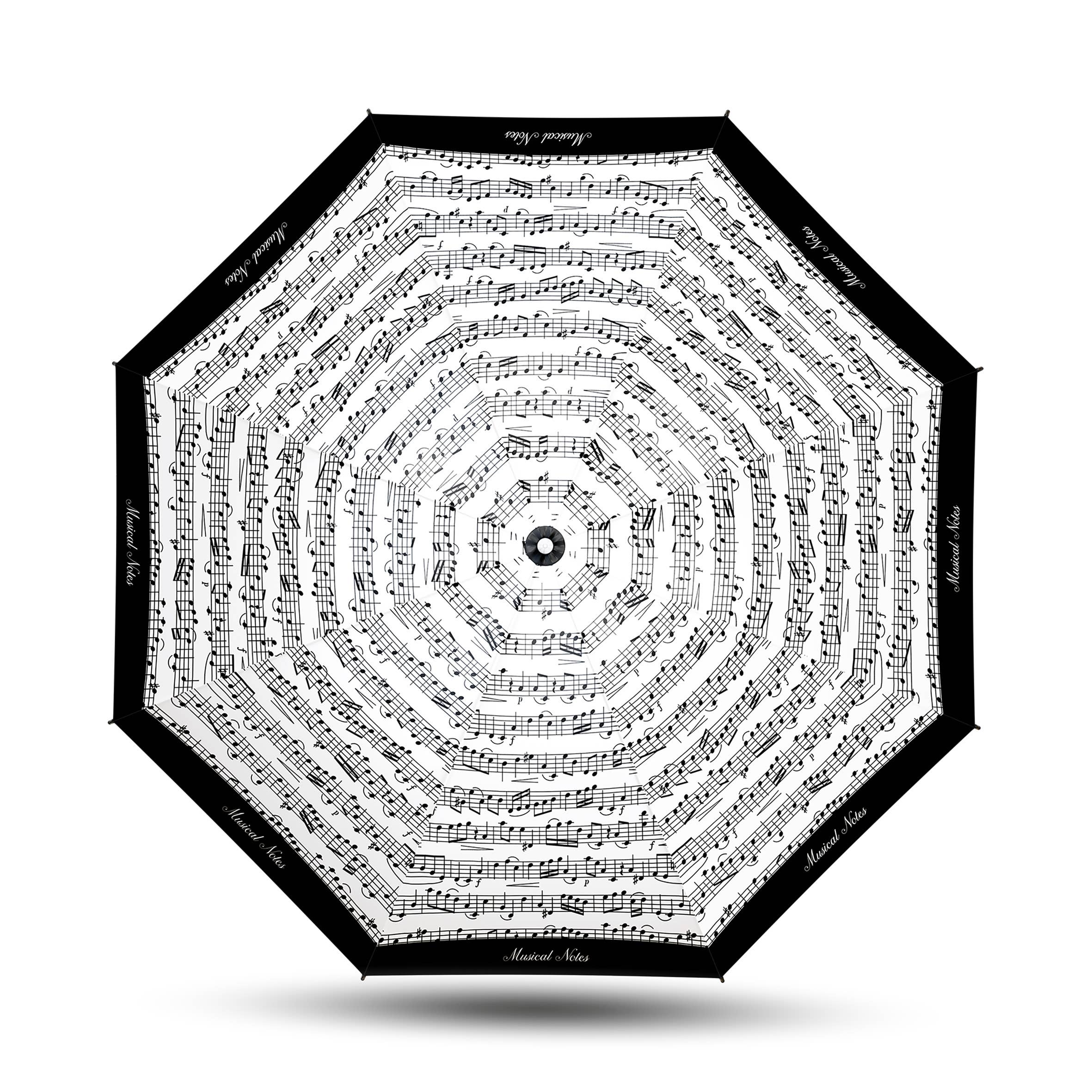 Cuatrogotas - Wholesale Umbrella - Women's - Folding Umbrella A/C Musical Print.

Ref-650023