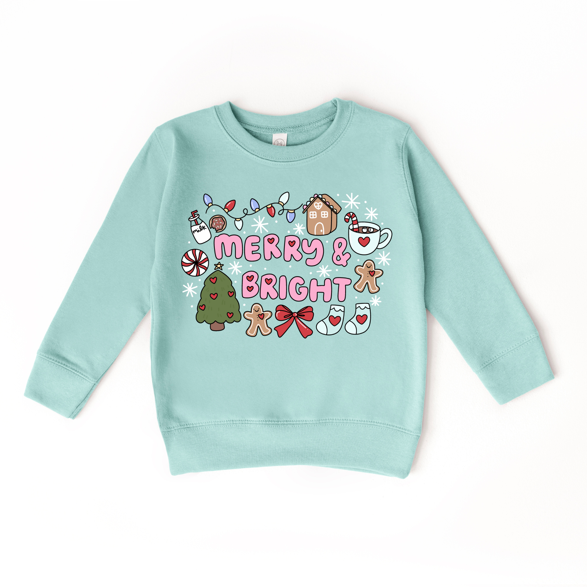 Benny & Ray Apparel - Vente Sweat-shirt – enfant - Chandail à capuchon de Noël Merry and Bright pour enfants   4