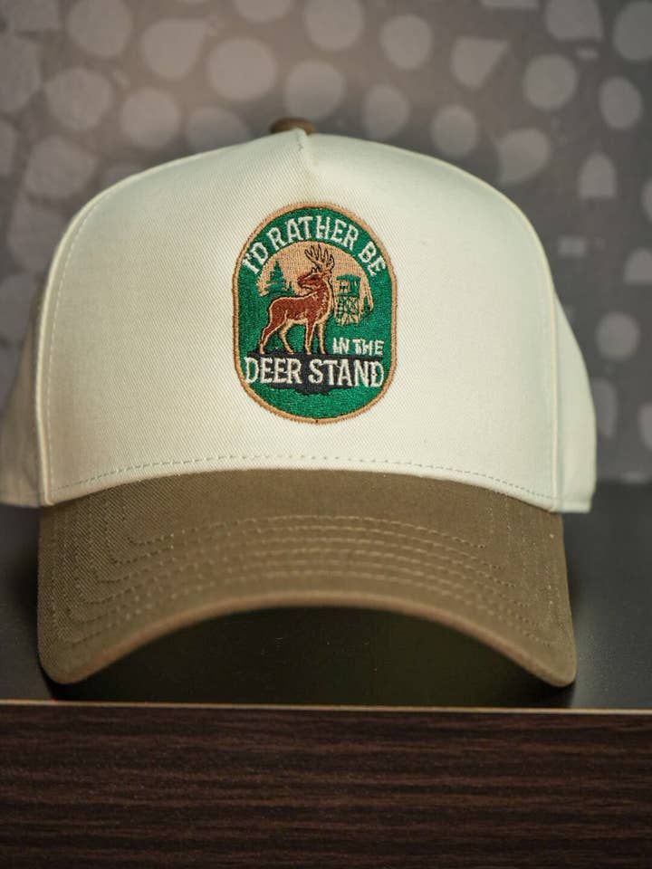 I’d Rather Be in the Deer Stand Vintage Hat for wholesale by The Brim Reapers