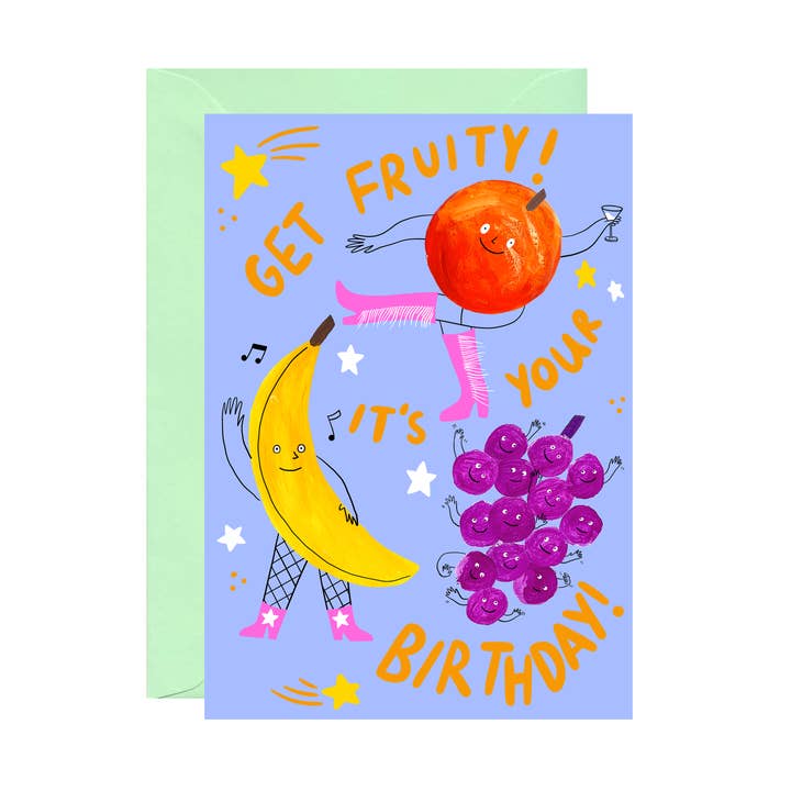 Get Fruity Birthday card for wholesale by Ickaprint