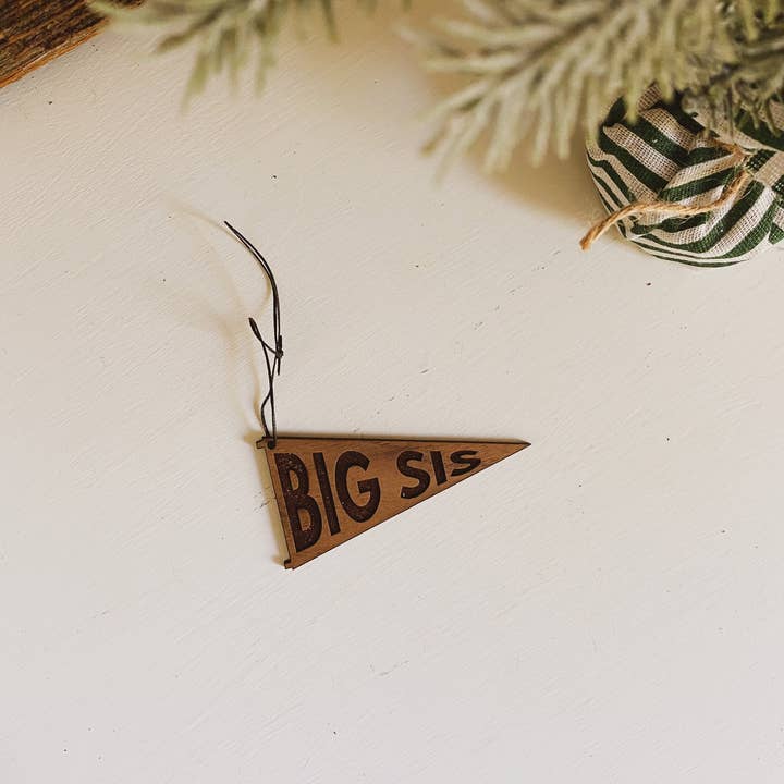 Left Grain - Wholesale Ornament - Big Sis Ornament, Little Sis Ornament