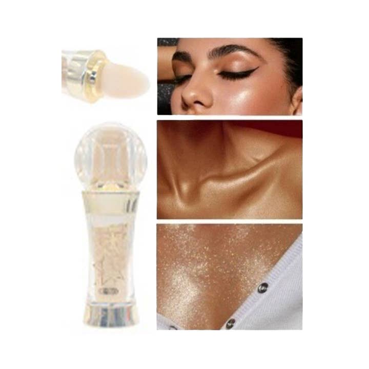 Cap Zone - Wholesale Eyeshadow - Glitter Pat Face and Body Loose Eyeshadow Puff1