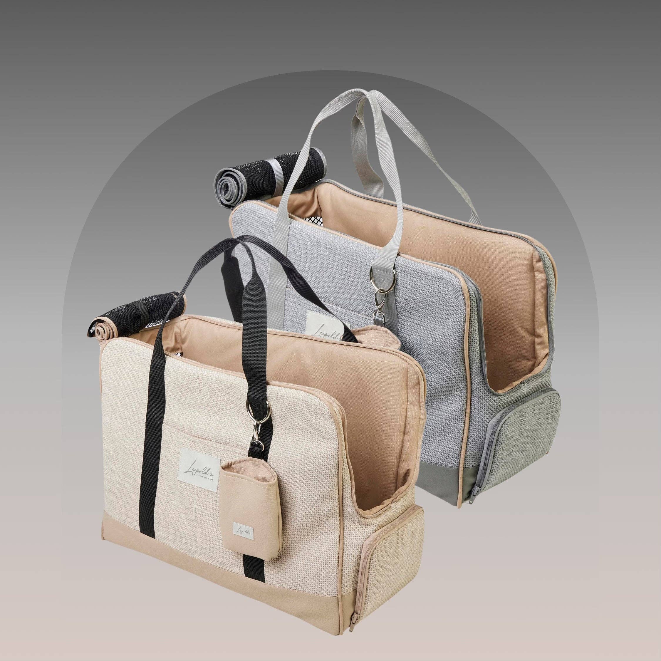 ​​Leopold's Finest for dogs – wholesale Transportbur – Hund – Flygväska för taxar och små hundar med ortopedisk madrass27