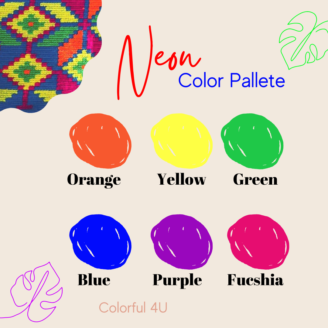 Colorful 4U - Wholesale Crossbody Bag - Women's - Neon Colors Mini Crochet Bags | Spring/Summer4