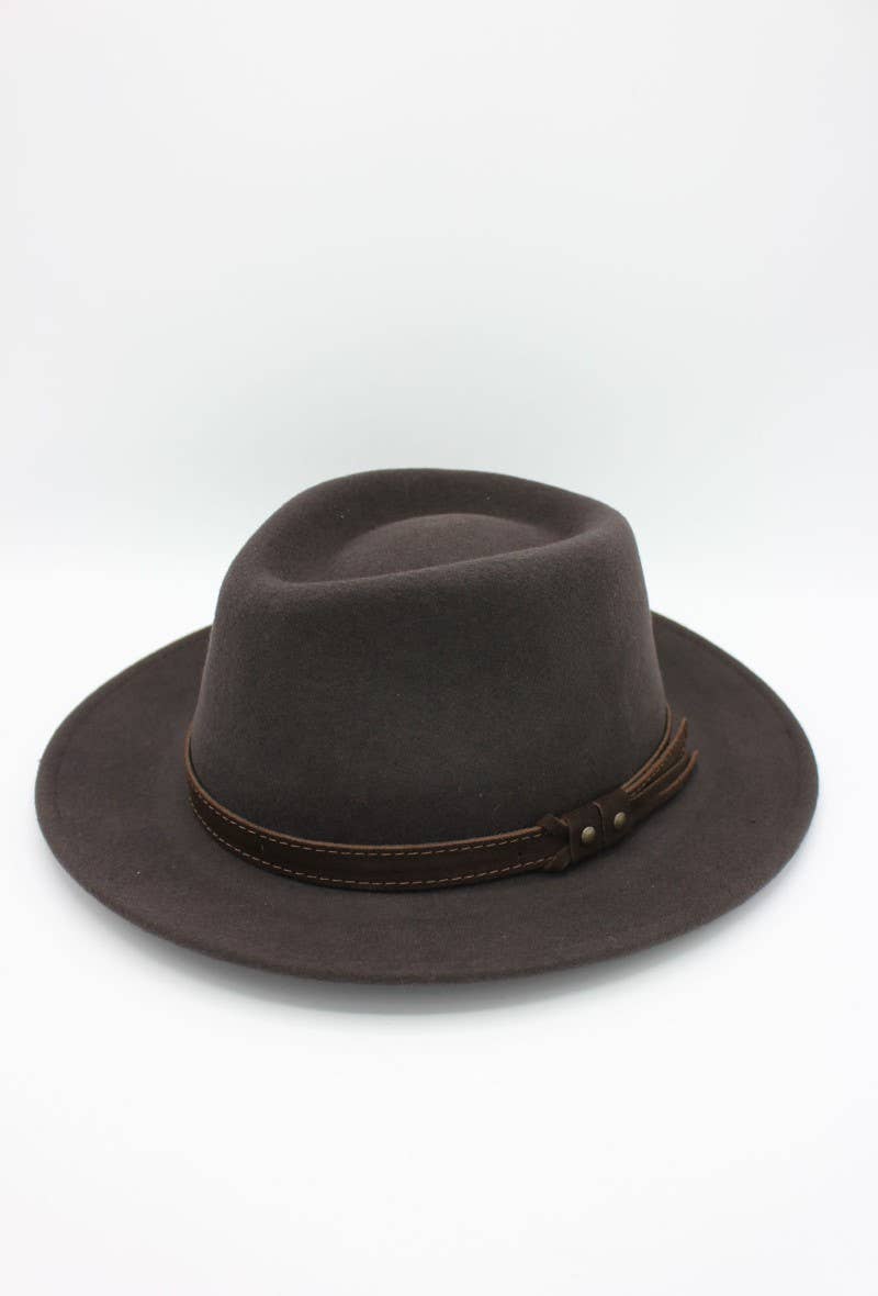 Hologramme Paris - Wholesale Fedora - Unisex - Waterproof wool Fedora hat with belt7
