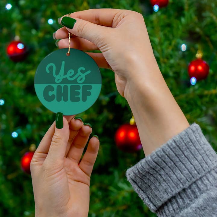 R is for Robo - Wholesale Ornament - Yes Chef Ornament Holiday Ornaments Pop Culture Gift for Men