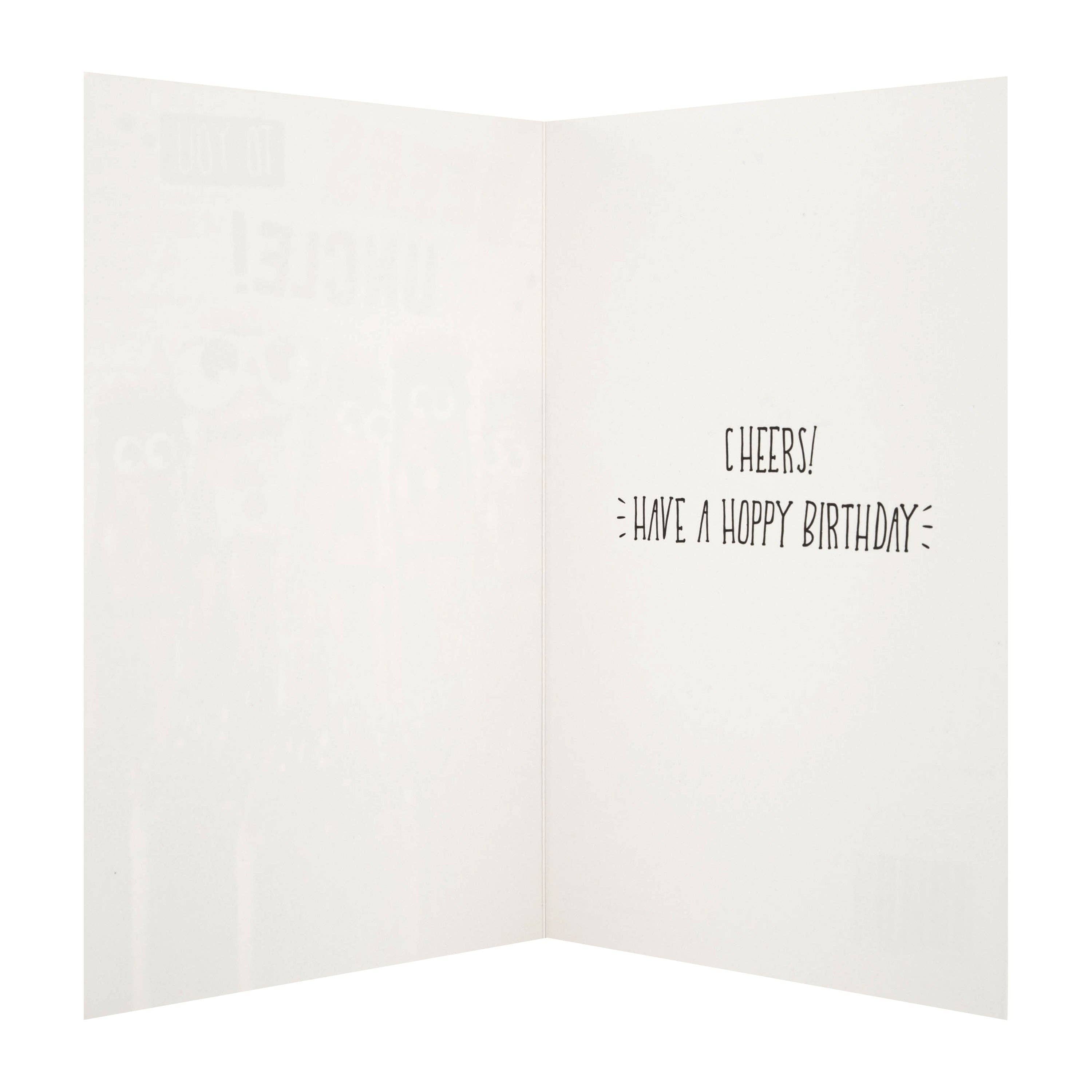 Hallmark – wholesale Birthday card – Birthday Card for Uncle - Beer Bottle Characters Design1