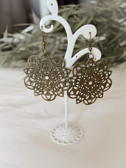 NATURE ET LIN - Wholesale Dangle Earrings - FILIGRANE - pendant earrings made in France3