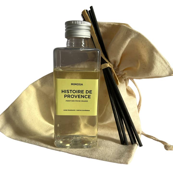 “Mimosa” fragrance diffuser refill for wholesale by Histoire de Provence