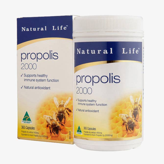 Propolis Natural Life™ 2000 mg 365 gélules pour la vente par Natural Life