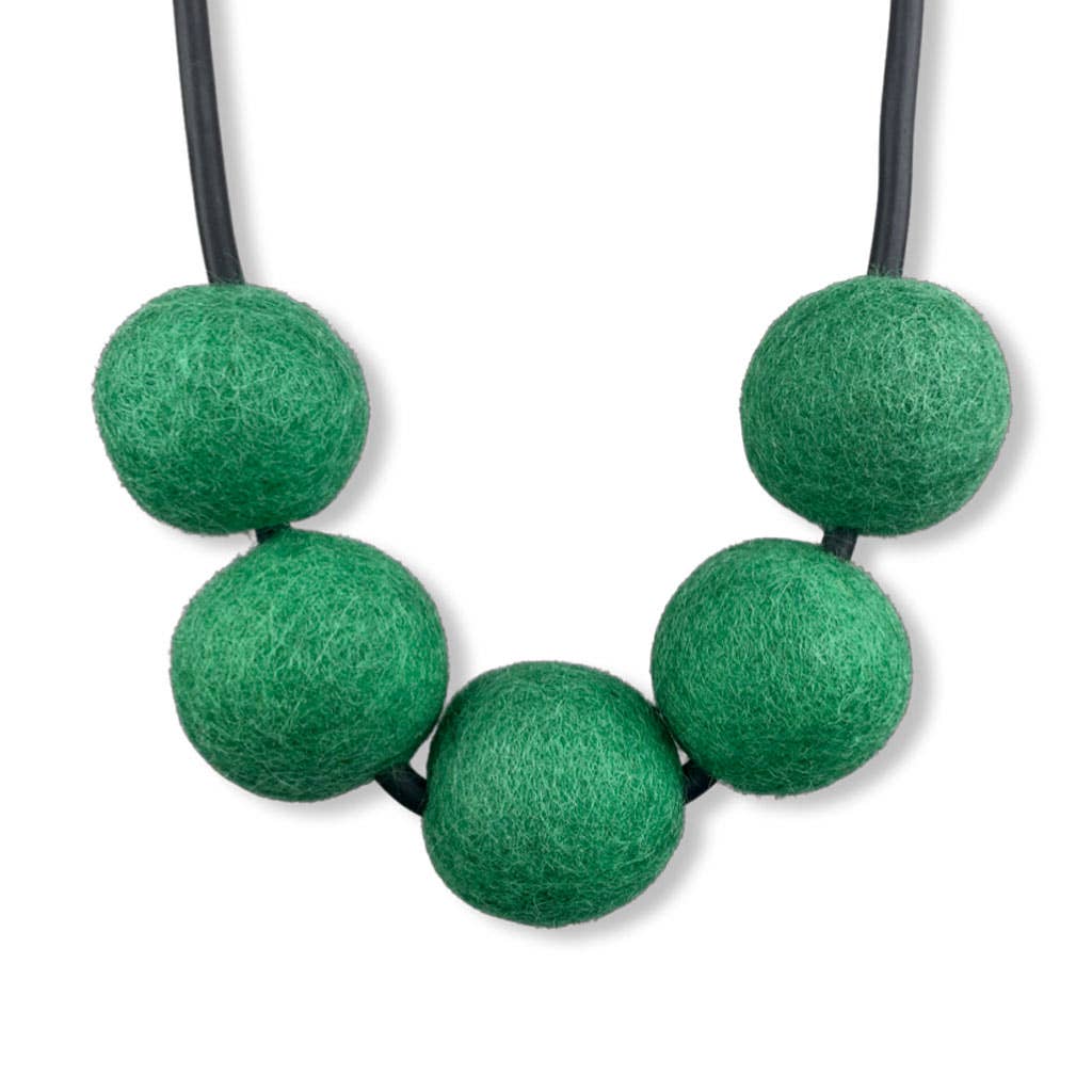 Frank Ideas – wholesale Bib necklace – FELT, bold color, fashion statement necklace CHUNKY 512