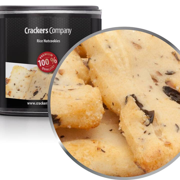 Risnötter kakor. PU med 36 st. och 30g innehåll per pc. för wholesale av CrackersCompany