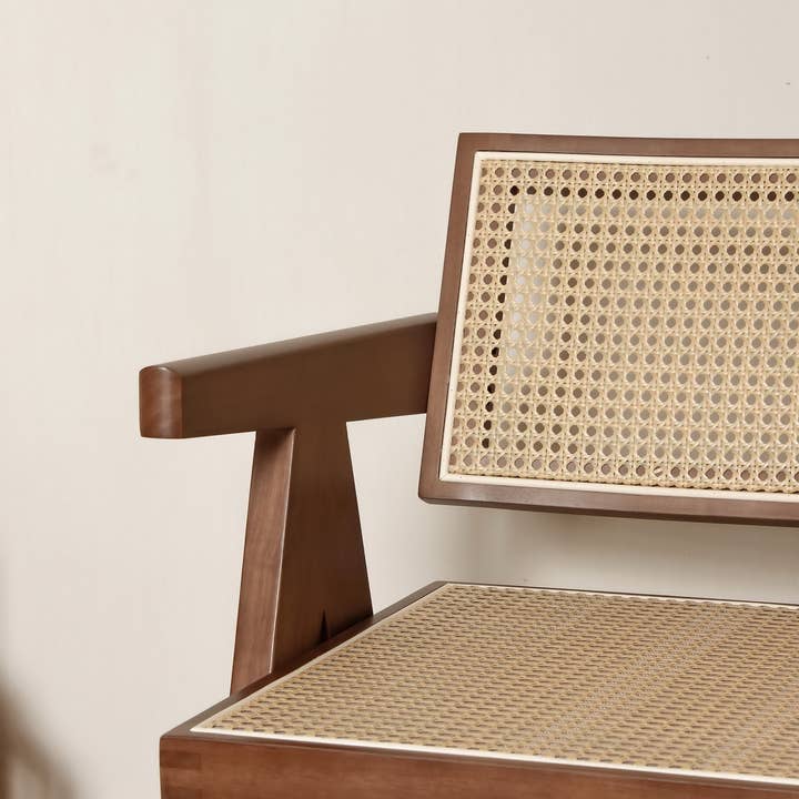 Element Accessories EU - Wholesale Chair - Luxury Edition: chair Pierre Jeanneret walnut + rattan4