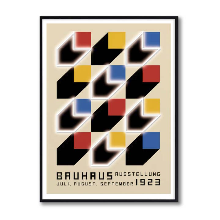 Bauhaus neon_10 batteriebetriebenes Bild für den Großhandel von Woooow Arte