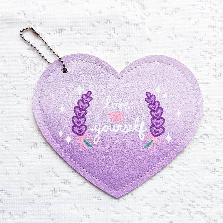 ***DERNIÈRE CHANCE DE PRENDRE SA RETRAITE ! *** Porte-cartes Love Yourself | PU L pour la vente par squibblefu