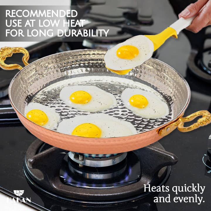 Hakan - Wholesale Pan - Hakan Copper Egg Pan for Cooking, Handmade Small Frying Pan24