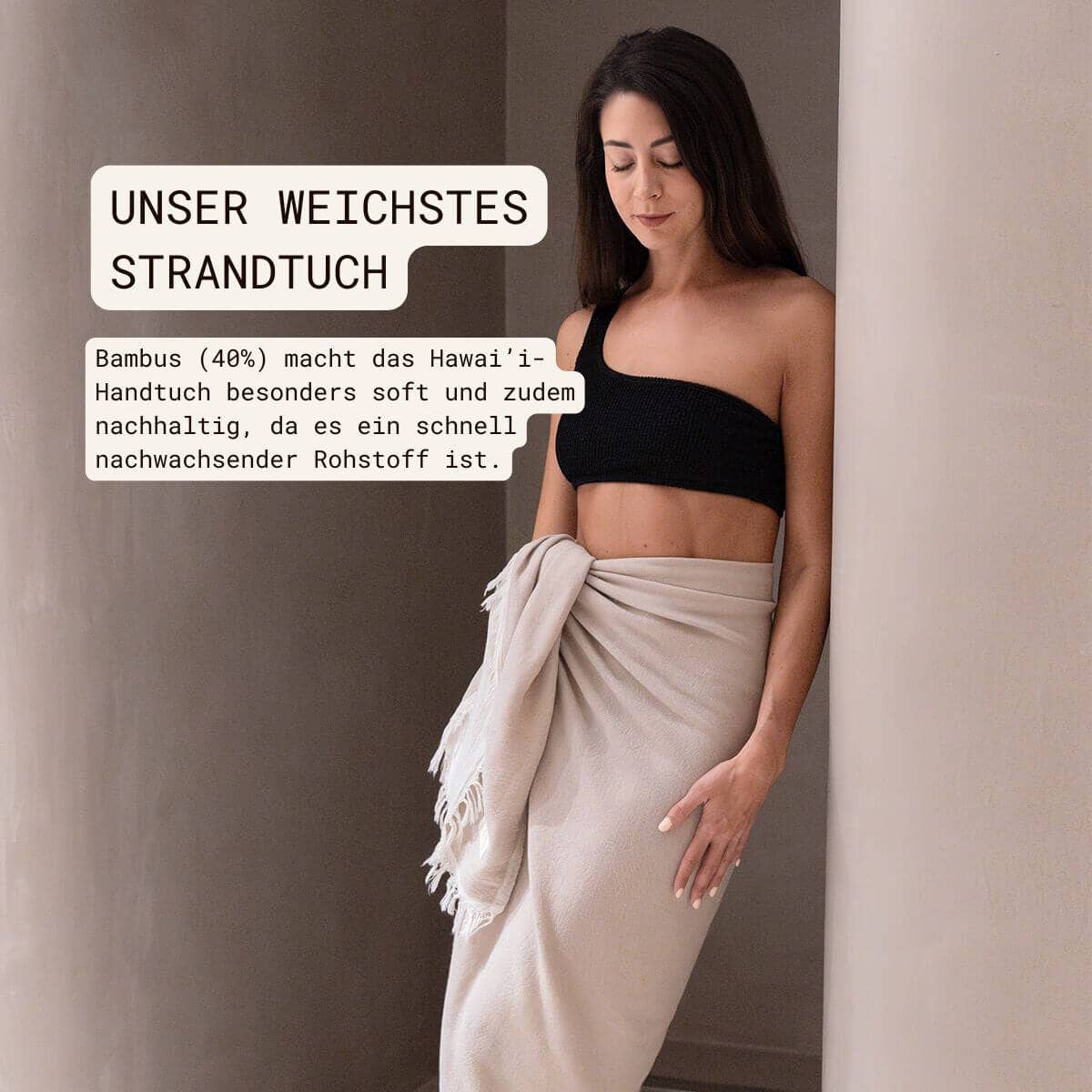 VAYVA – wholesale Beach towel – Light beach towel made of bamboo & cotton | Hawai'i3