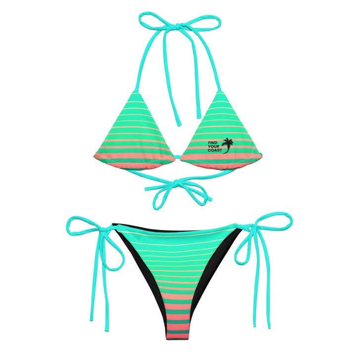 Bikini reciclado UPF 50 Find Your Coast® Summer Made para venta al por mayor de Find Your Coast® Apparel