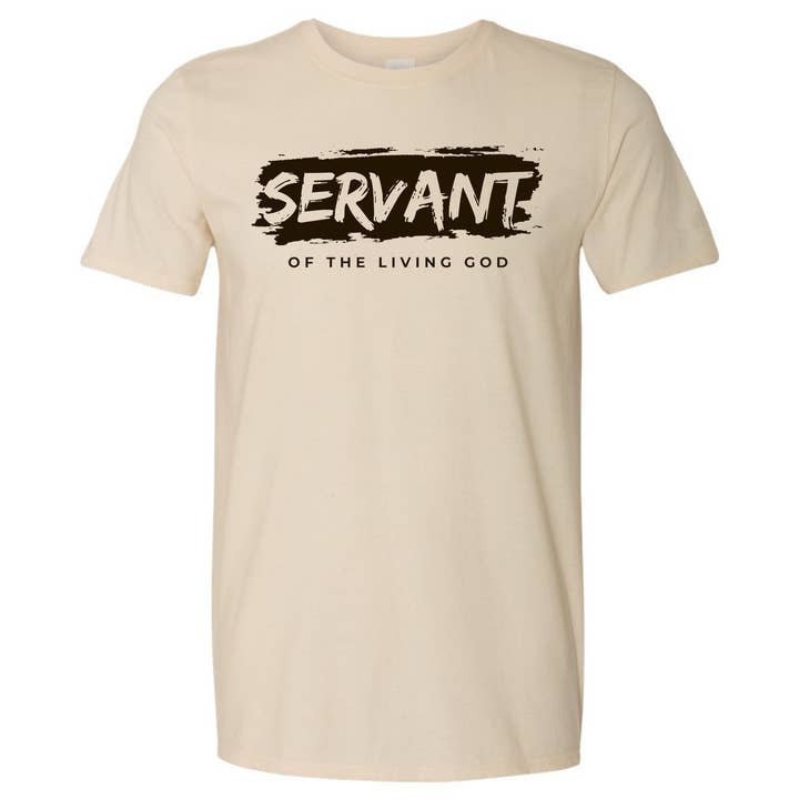 Love Ann Joy Apparel, LLC - Wholesale Screen Printed T-Shirt - Men's - Servant Of The Living God Shirt - Christian Faith T-Shirt2