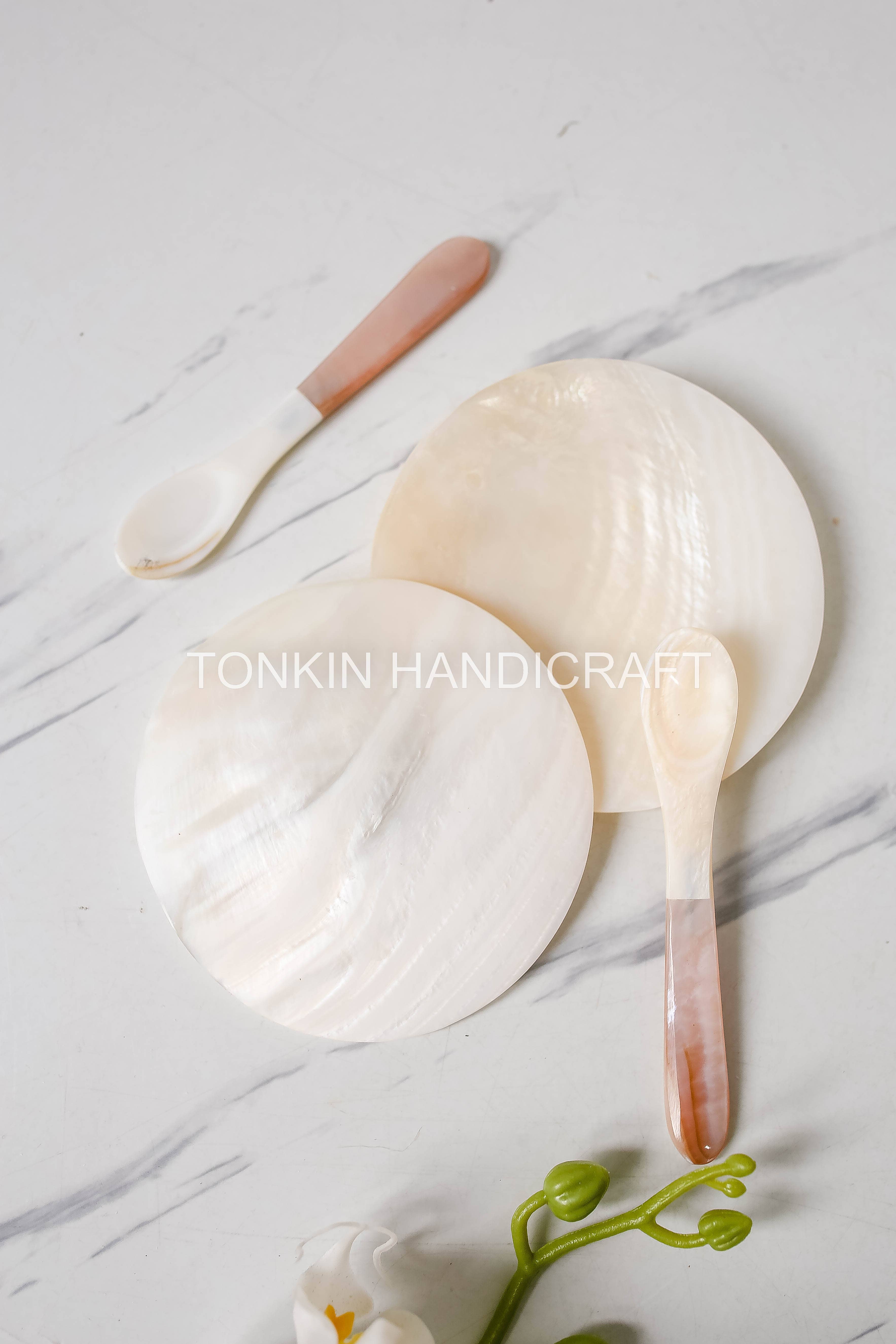 Tonkin Handicraft - Wholesale Serving Plate - Mother of Pearl Caviar Plate 53