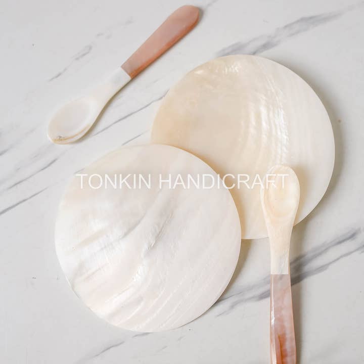 Tonkin Handicraft - Wholesale Serving Plate - Mother of Pearl Caviar Plate 53