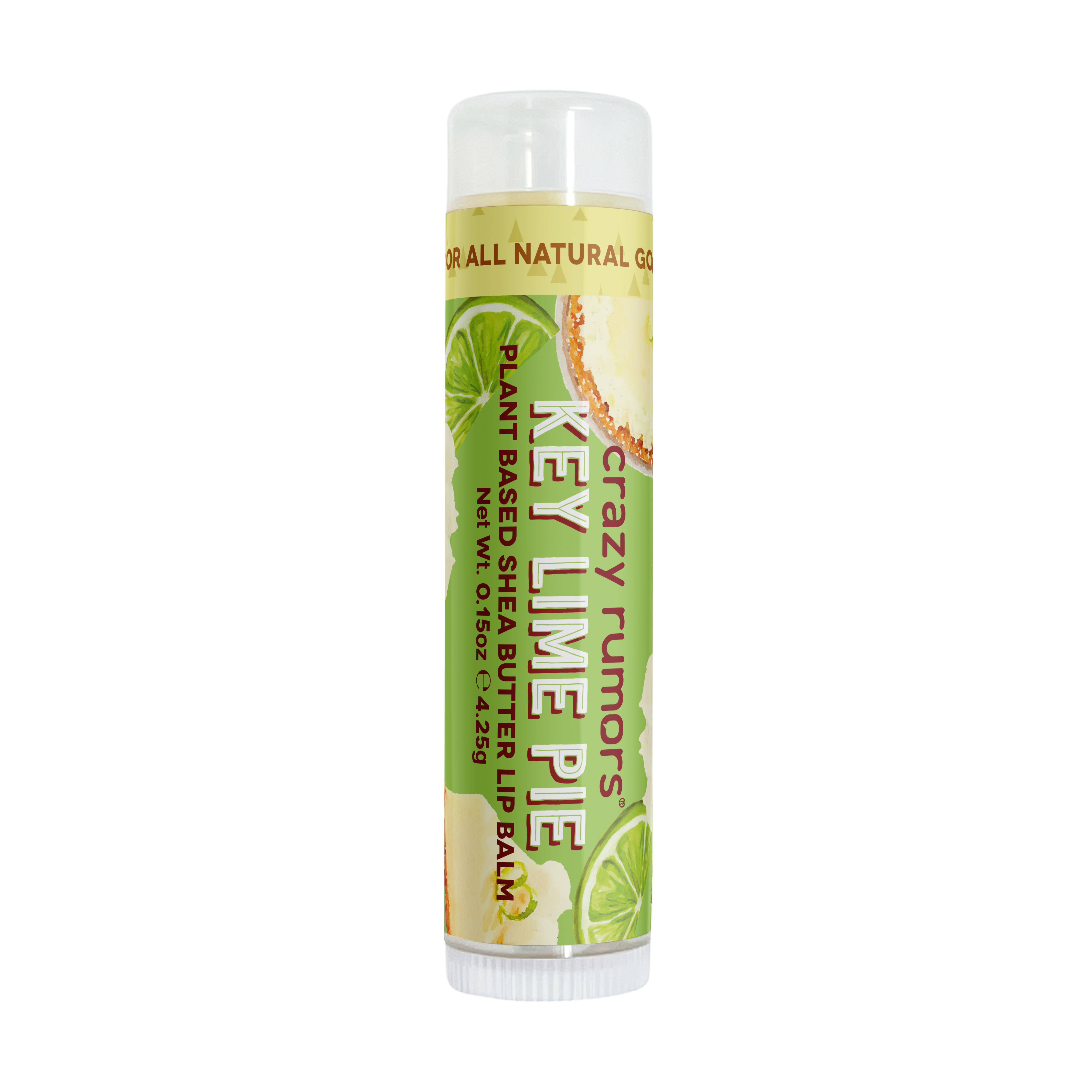 Crazy Rumors - Wholesale Lip Balm - All Natural, Vegan Key Lime Pie Lip Balm1