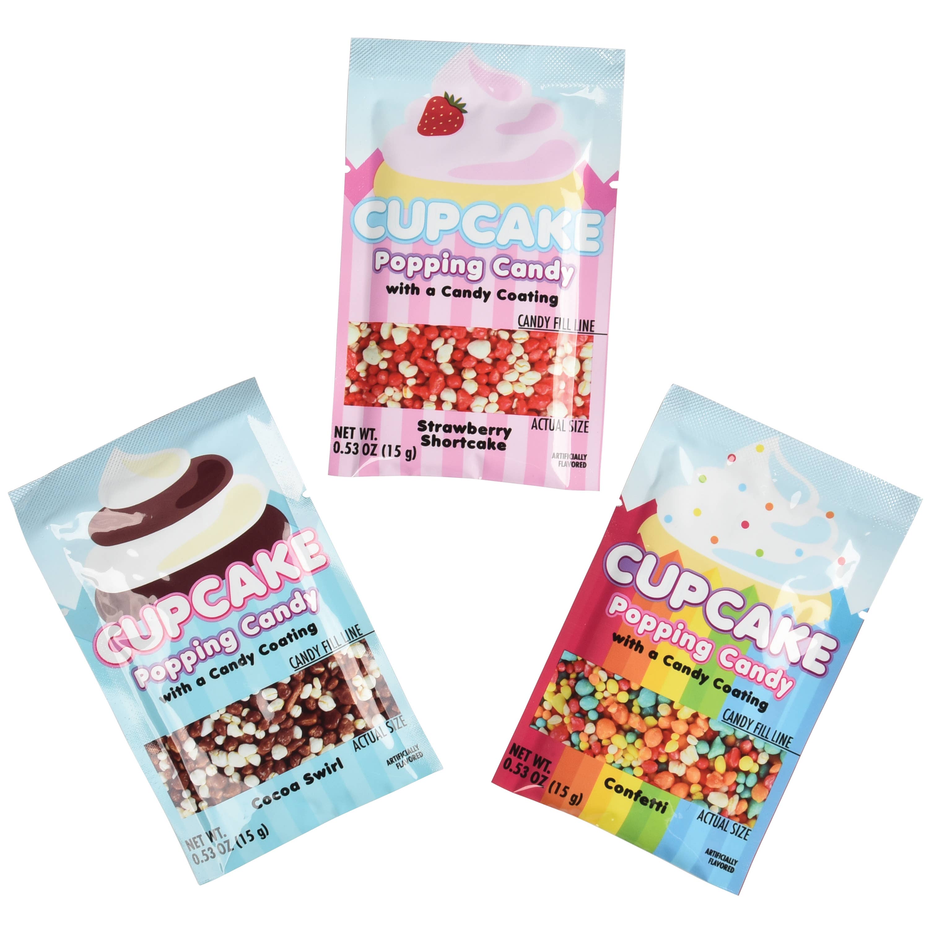 US Toy Company - Wholesale Retailer Display - Food & Drink - Cupcake Coated Popping Candy 20-unit Display3