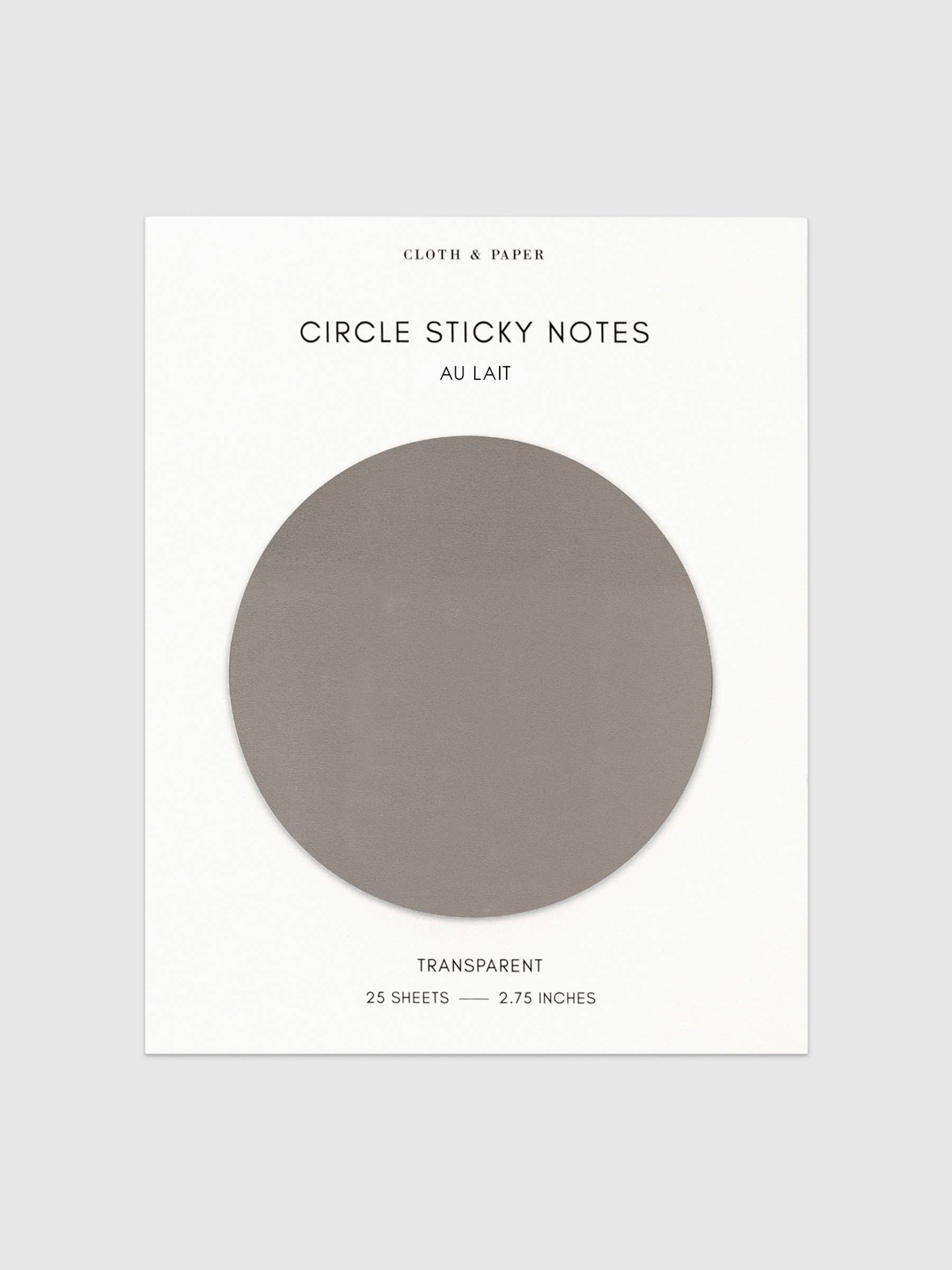Cloth & Paper - Wholesale Sticky notes - Transparent Circle Sticky Notes6