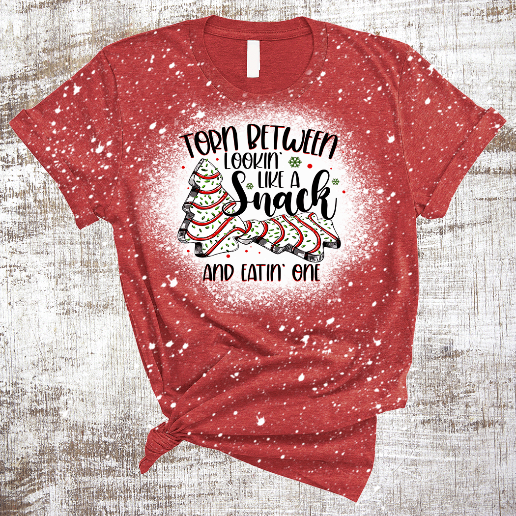 Sweet Tees - Wholesale Sublimation Transfer - Torn Between Looking Like a Snack Christmas Sub Transfer1