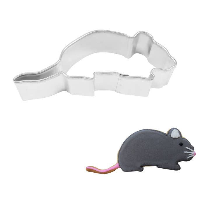 Mouse Cookie Cutter (3.75") for wholesale by R&M International