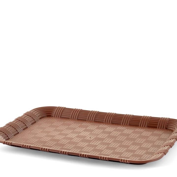 H&H - Wholesale Serving Tray - Polyrattan Tray 27X37X3 cm0