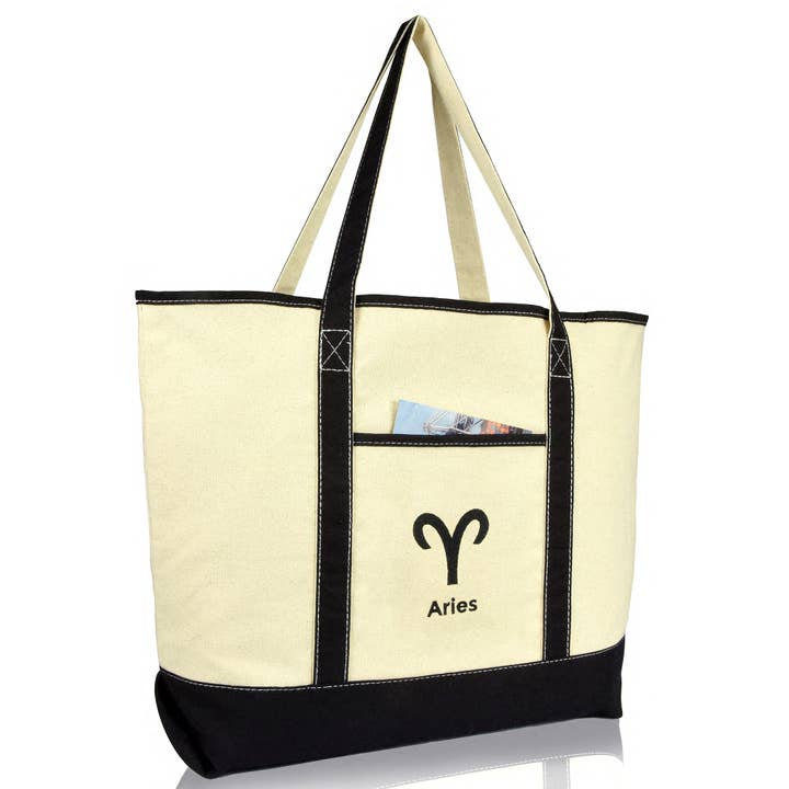 Dalix - Wholesale Tote Bag - Women's - DALIX Zodiac Sign Tote Bag Horoscope Astrology10
