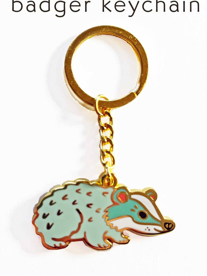 Badger Keychain — Key Chain, Madison Wisconsin Student Gift for wholesale by Boygirlparty