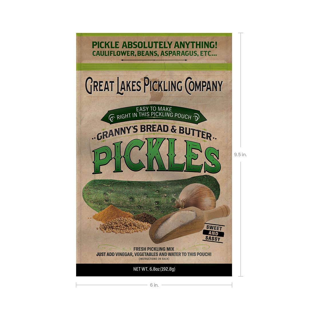 Great Lakes Pickling Company LLC - Wholesale Pickled Vegetables - Best Sellers - Pickling Pouch Variety Bundle (New!)2