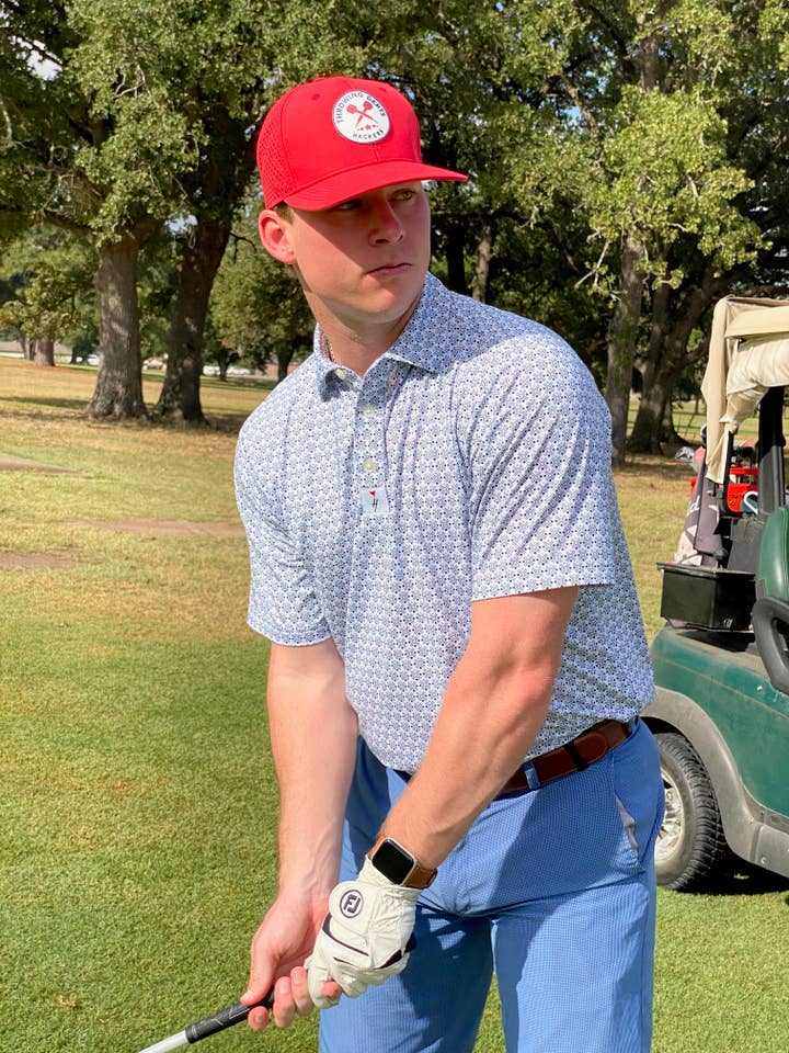 Polo da uomo elasticizzato in 4 direzioni con assorbimento dell'umidità per la vendita all'ingrosso da parte di Tag N Bag Outdoors