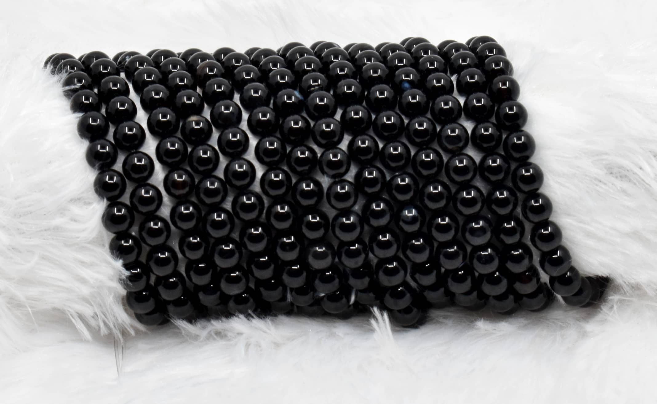 Soothing Crystals Beads - Wholesale Beads - Crystal Round Beads | Black Onyx | Gemstone Healing Beads5