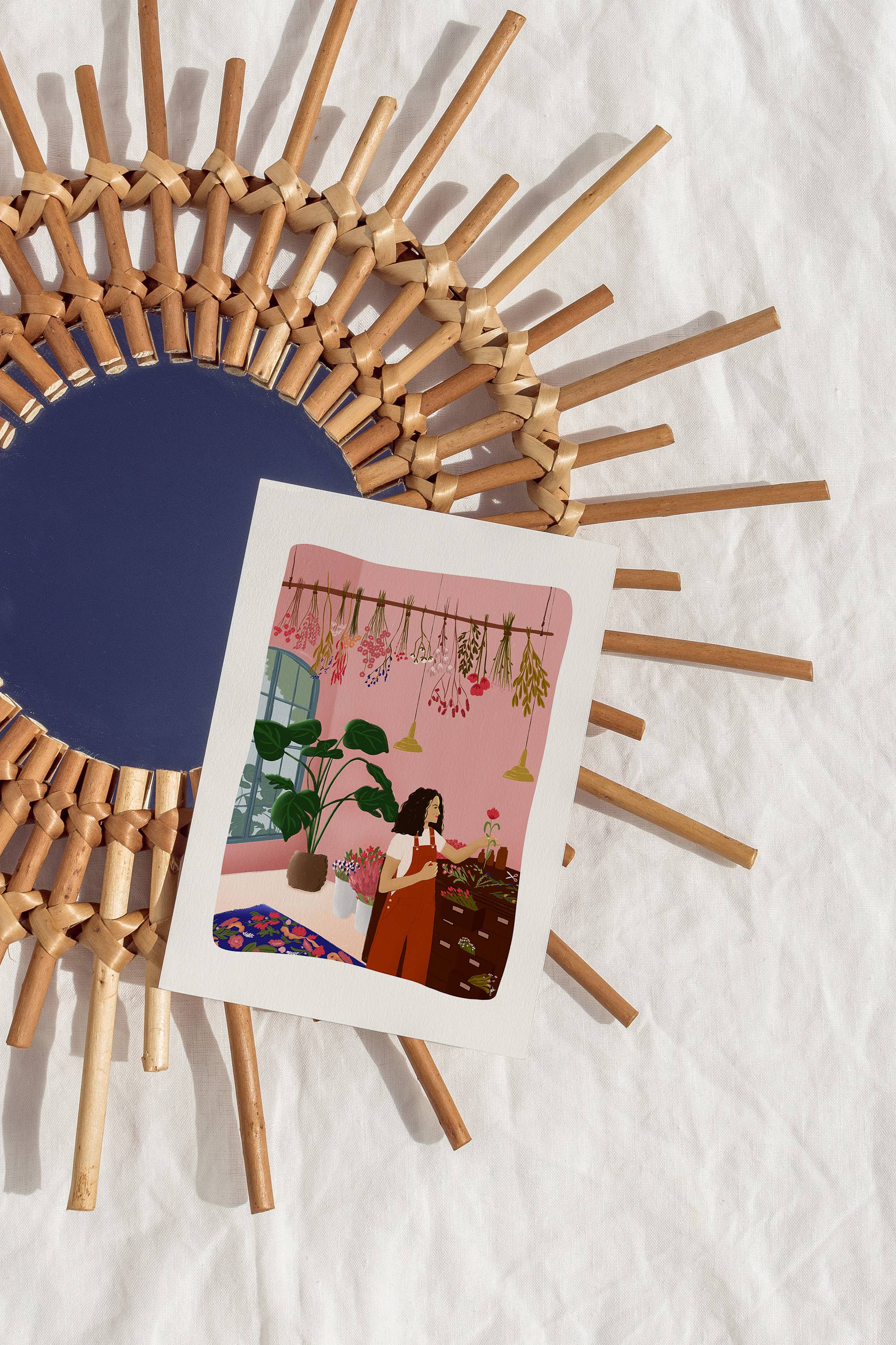 Jade Piol – Engroshandel Plakat – Florist-plakat i varme, livlige farver1