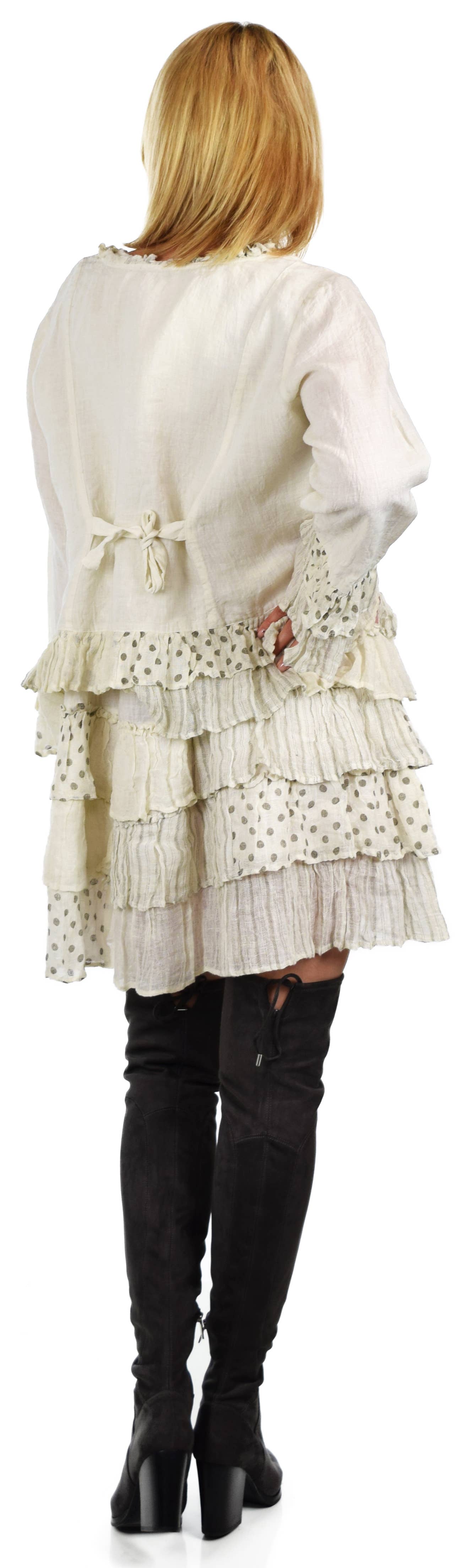 LINEN AND GAUZE - Wholesale Dress - Women's - 3214 2 PC. DRESS & JACKET SET4