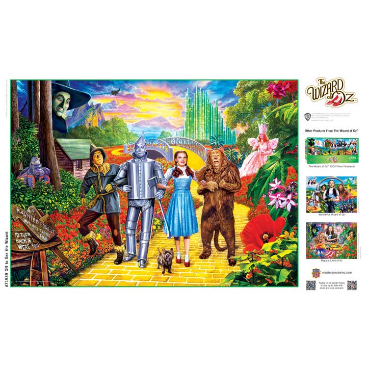 Masterpieces Puzzles - Wholesale Puzzle - Adult - The Wizard of Oz - Off to See the Wizard 1000 Piece Puzzle3