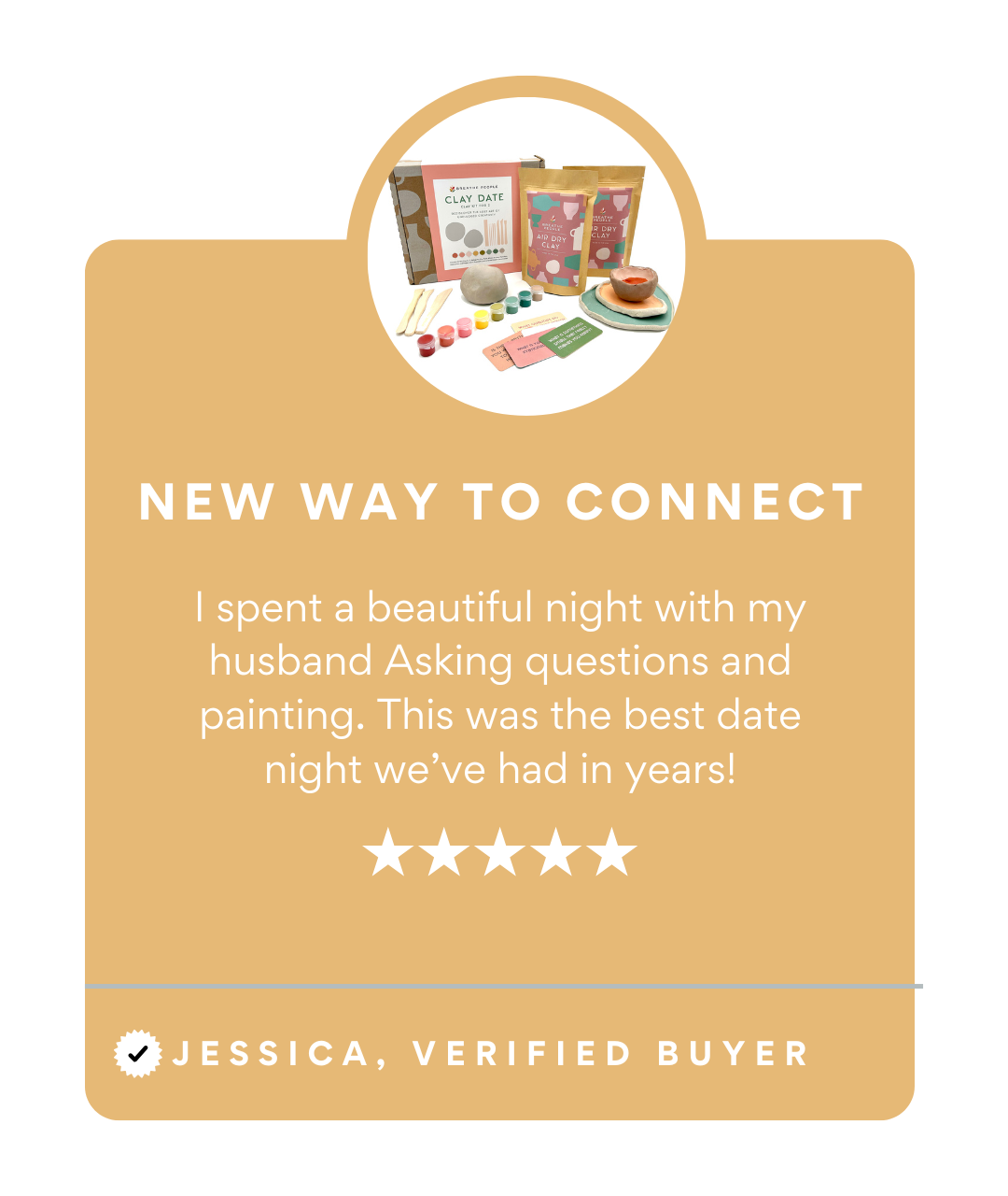 Breathe People – Engroshandel DIY-hobbysæt – Deluxe Sæt til Lerdate - Lerkit til to personer3