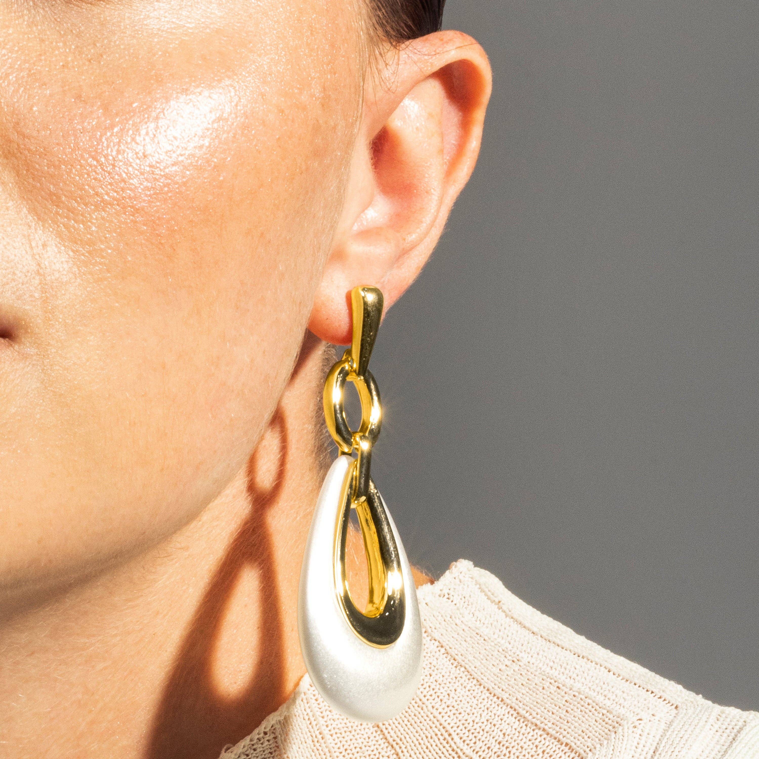 Luxenter – Großhandel Ohrhänger – Pendientes aus 18k Gelbgold - Humola3