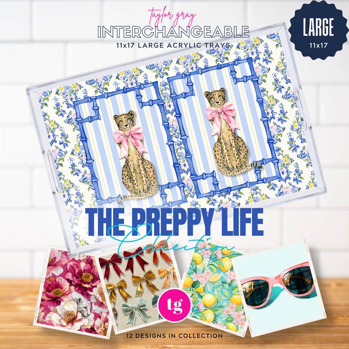 11x17 THE PREPPY LIFE insert set of 10 for wholesale by TAYLOR GRAY