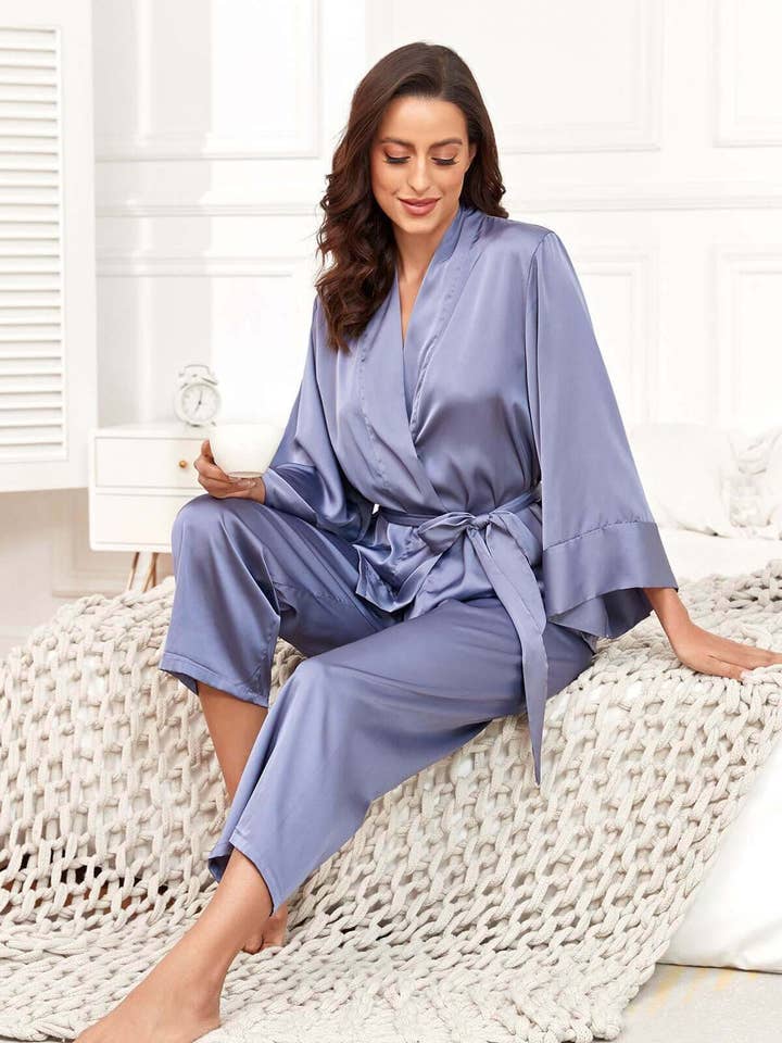 Lavender Pajama Set 2Pcs for wholesale on Faire6